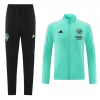 Arsenal Training Kit (Jacket+Pants) Light Green&Black 2021/22 | MineJerseys