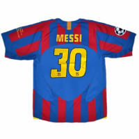 Barcelona Messi #30 UCL Final Retro Jersey Home 2005/06