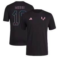 Inter Miami Messi Printing T-Shirt Black 2023