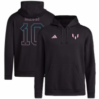 Inter Miami Messi Printing Hoodie Sweater Black 2023