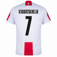 KVARATSKHELIA #7 Georgia Home Jersey Euro 2024