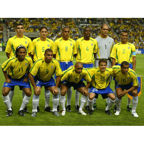 Brazil Retro Soccer Jersey Home Replica World Cup 2002 - MineJerseys