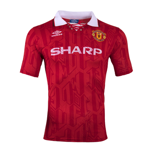 Retro Manchester United Home Jersey 1992/94 - minejerseys