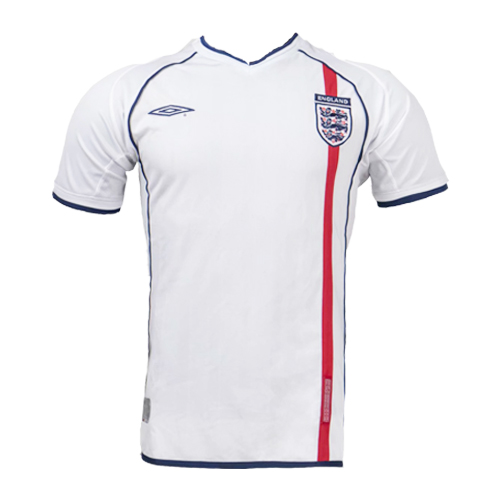 Retro England Home Jersey World Cup 2002 - minejerseys