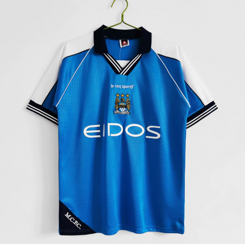 Retro Manchester City Home Jersey 1999/01 - minejerseys