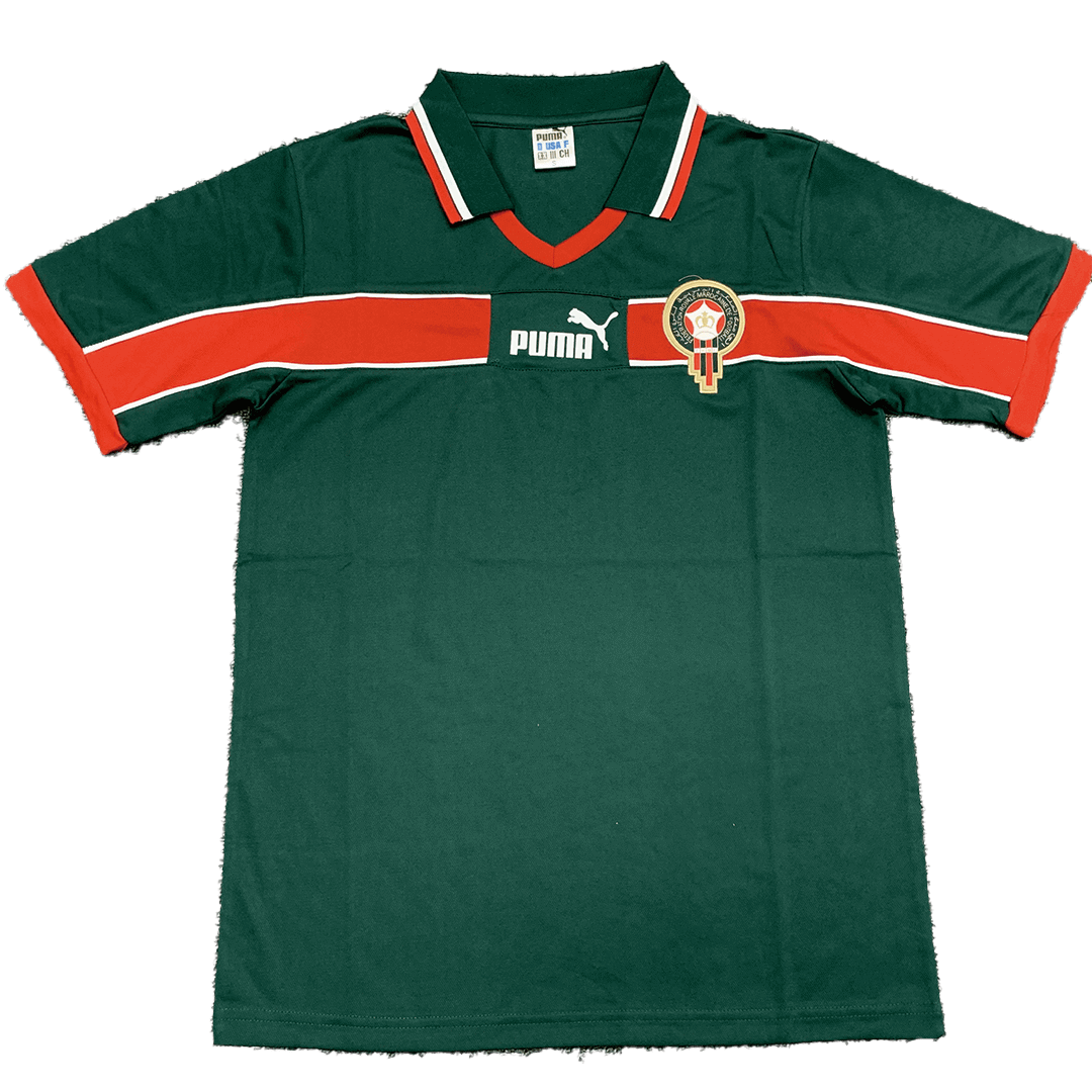 Retro Morocco Home Jersey World Cup 1998 - minejerseys