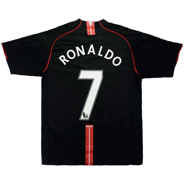 RONALDO #7 Retro Manchester United Third Jersey 2007/08 - minejerseys