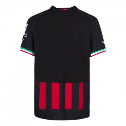 AC Milan Soccer Jersey Home Player Version 2022/23