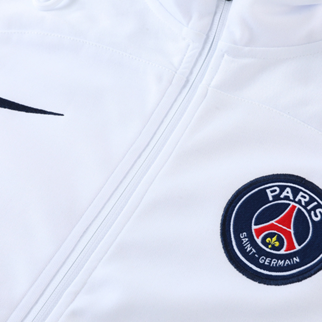 PSG Hoodie Sweatshirt Kit(Top+Pants) White Replica 2022/23