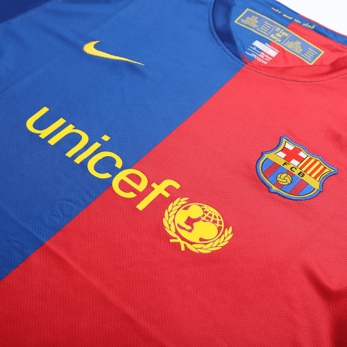 Retro Barcelona UCL Final Home Jersey 2008/09 - minejerseys