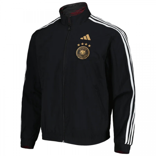 Germany Reversible Anthem Track Jacket Black/Maroon World Cup 2022