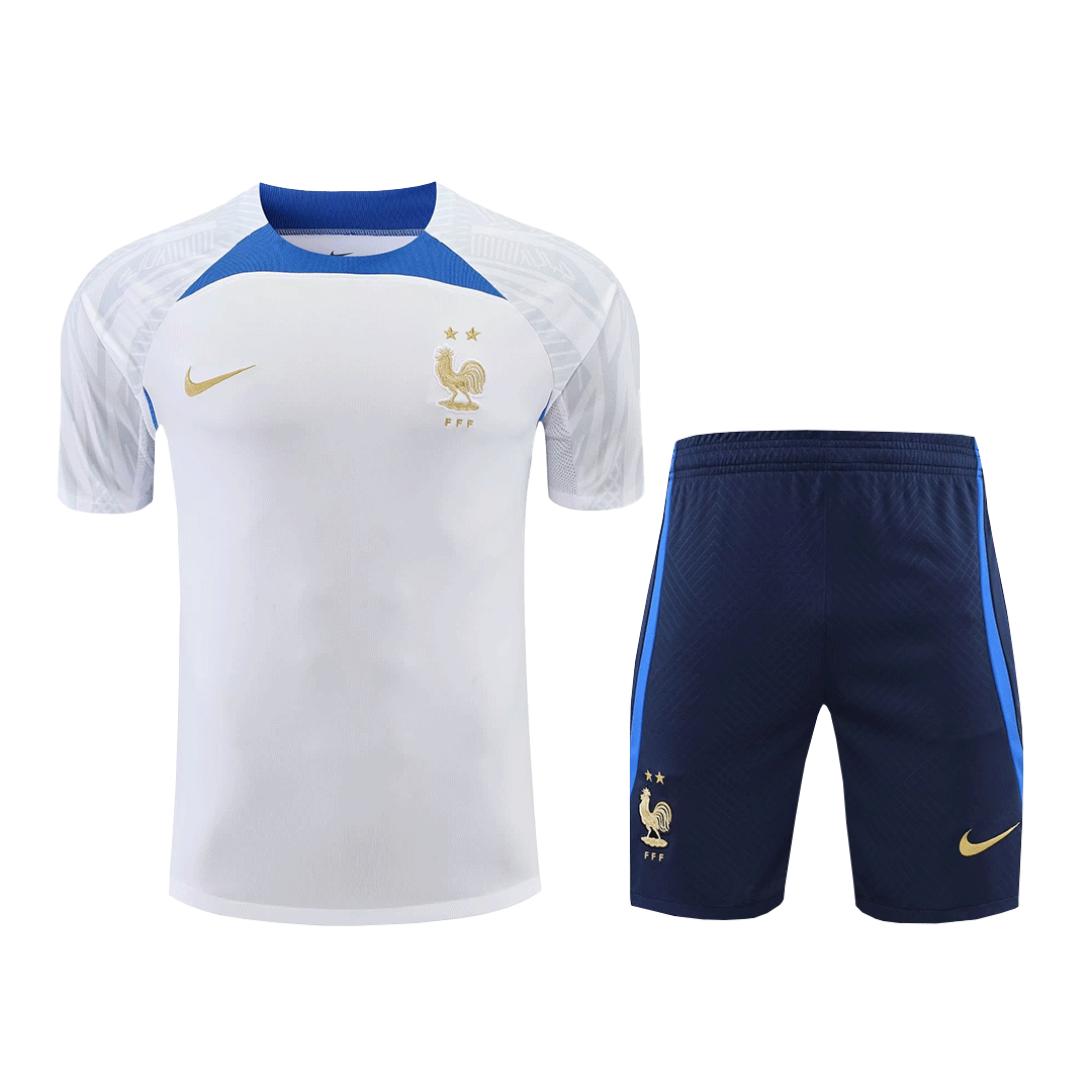 France Pre-Match Jersey Kit(Jersey+Short) Replica 2022