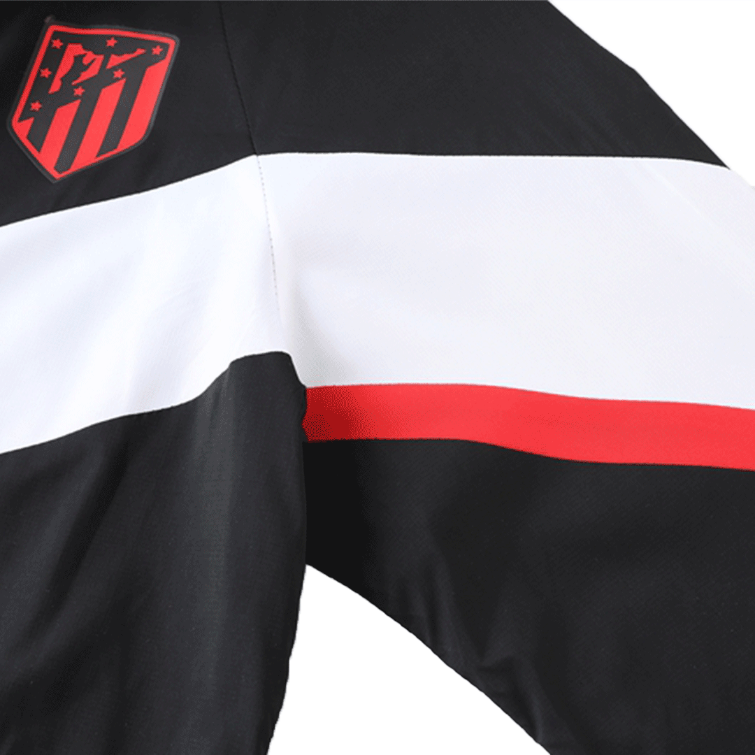 Atletico Madrid Windbreaker Hoodie Jacket Black 2022/23