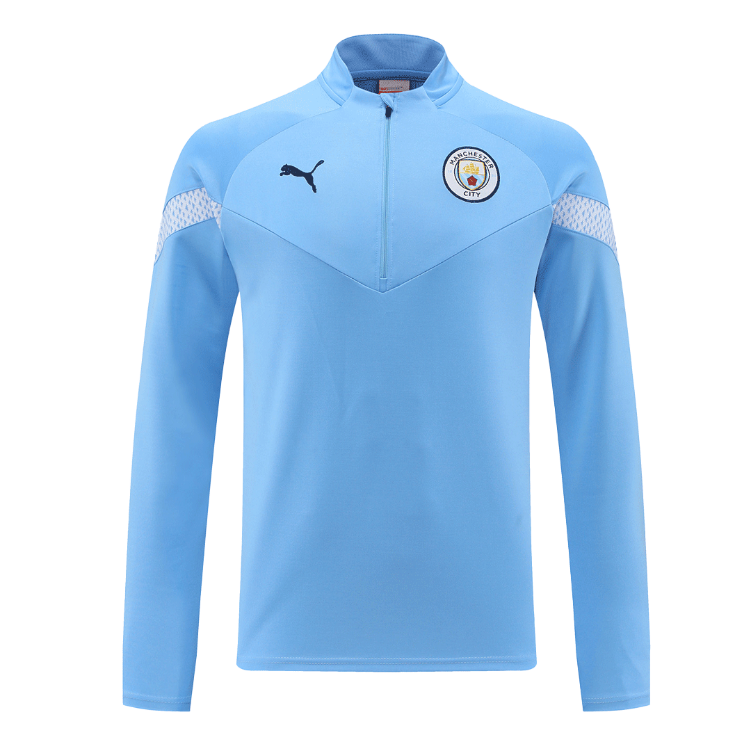 Manchester City Sweatshirt Kit(Top+Pants) Blue 2022/23