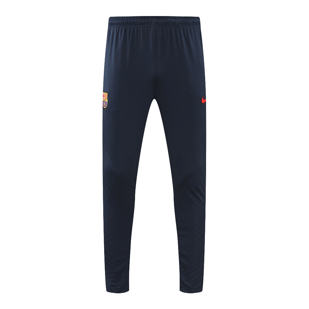 Barcelona Zipper Sweatshirt Kit(Top+Pants) Black 2022/23
