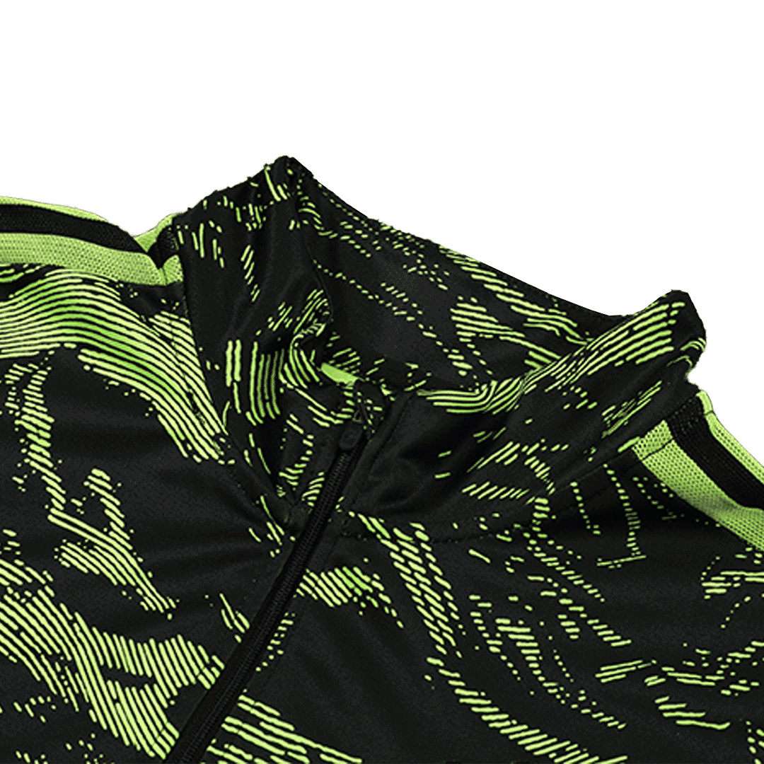 Manchester United Zipper Sweatshirt Kit(Top+Pants) Green 2022/23