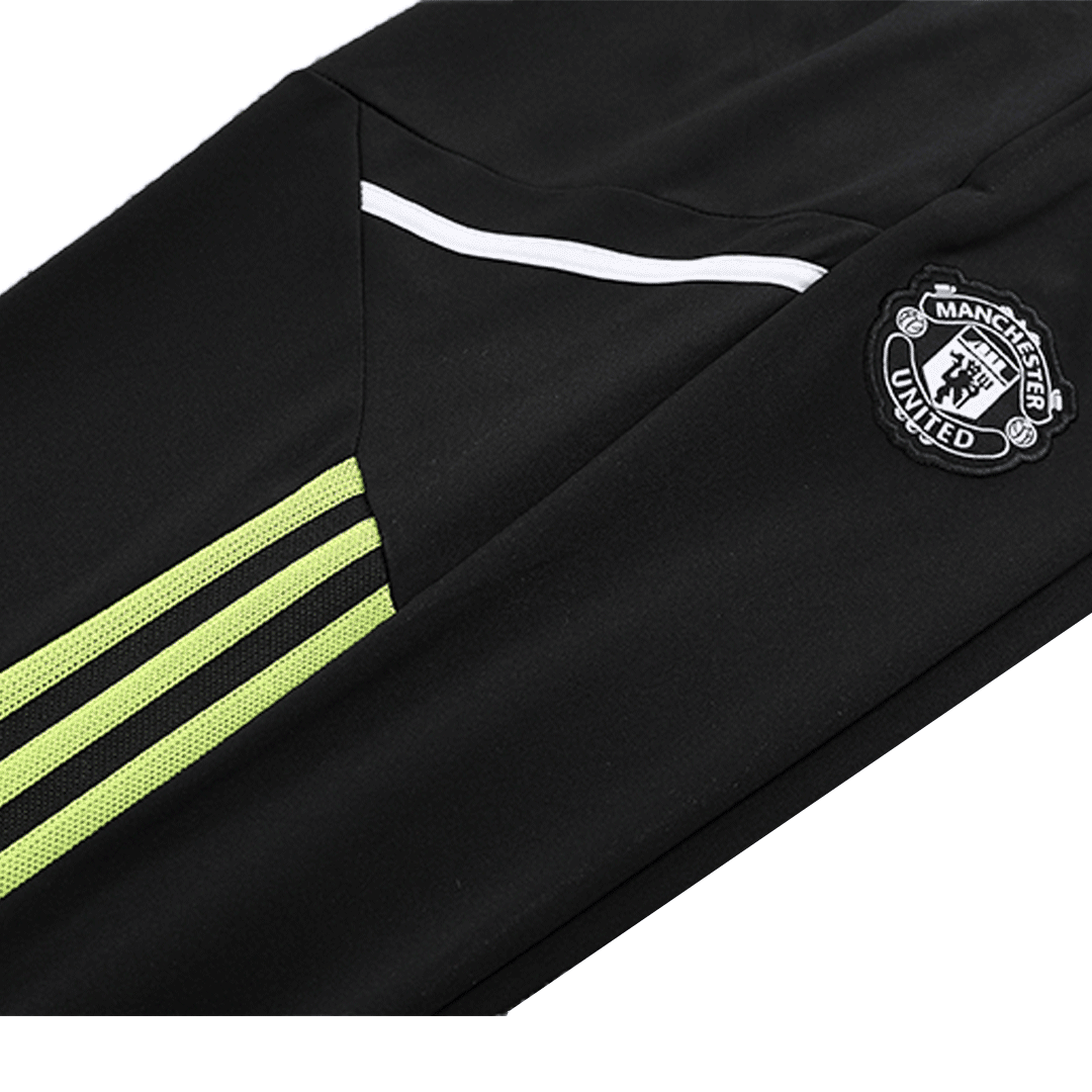 Manchester United Zipper Sweatshirt Kit(Top+Pants) Green 2022/23
