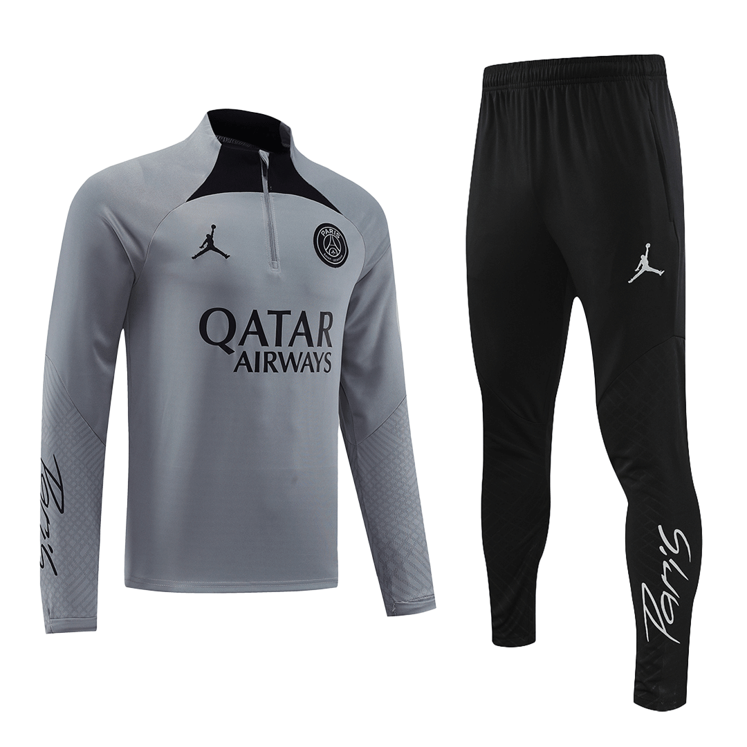 PSG Hoodie Sweatshirt Kit(Top+Pants) Gray 2022/23