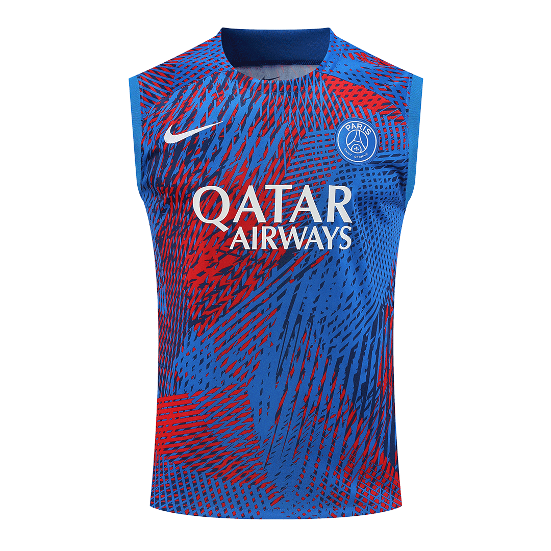 PSG Sleeveless Training Kit (Top+Shorts) Blue 2022/23