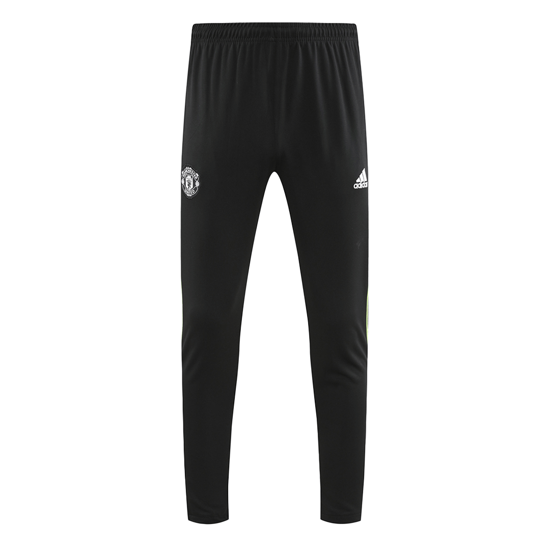 Manchester United Zipper Sweatshirt Kit(Top+Pants) Green 2022/23