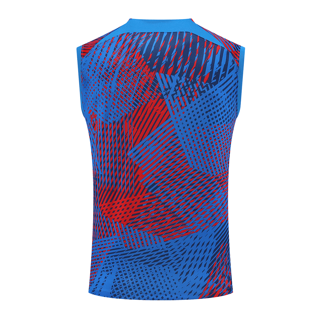 PSG Sleeveless Training Kit (Top+Shorts) Blue 2022/23