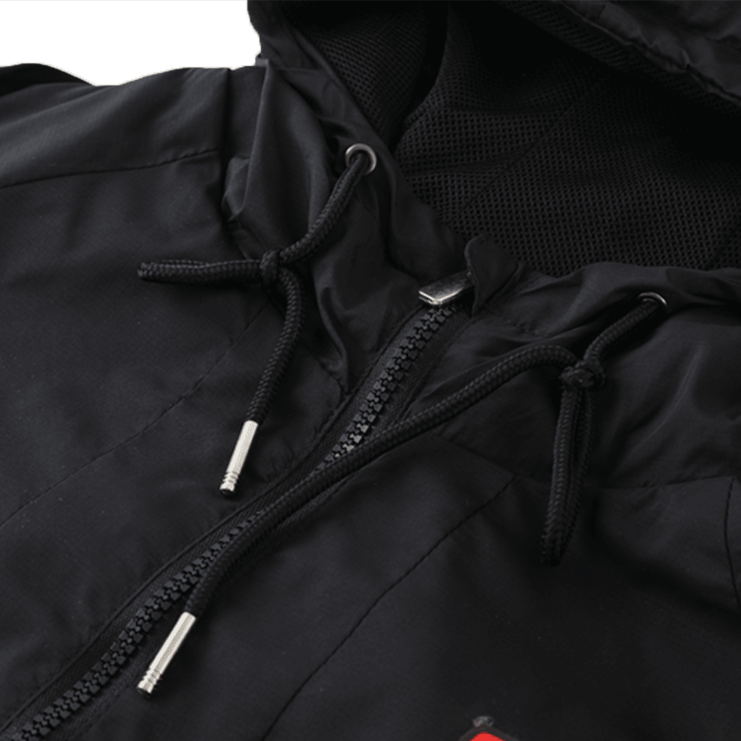 Atletico Madrid Windbreaker Hoodie Jacket Black 2022/23