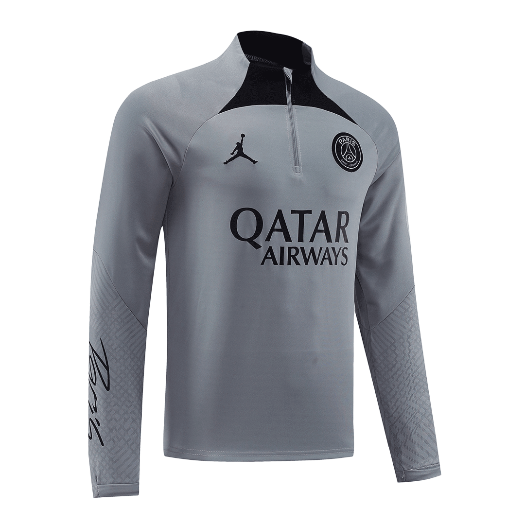 PSG Hoodie Sweatshirt Kit(Top+Pants) Gray 2022/23
