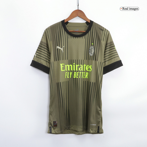 AC Milan Soccer Jersey Third Away Player Version 2022/23