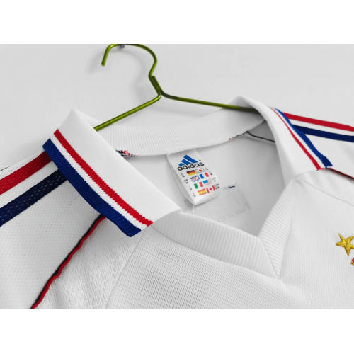 Zidane #10 Retro France Away Jersey World Cup 1998