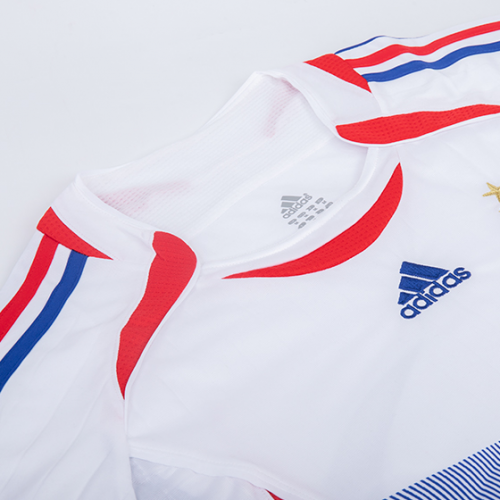 Zidane #10 Retro France Away Jersey World Cup 2006