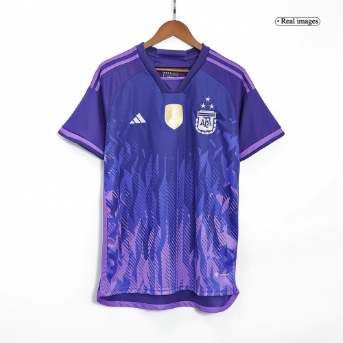 Argentina Three Stars Jersey Away World Cup 2022