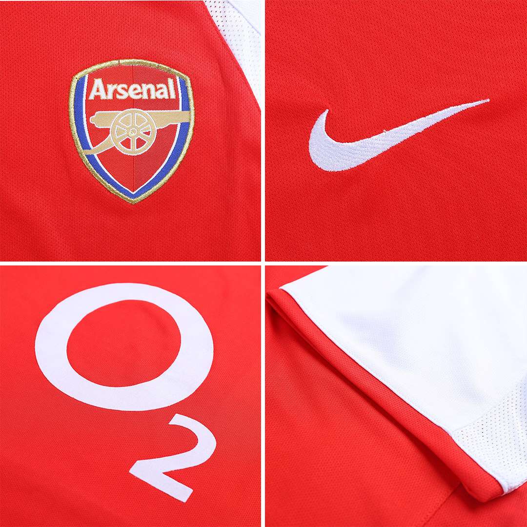 LJUNGBERG #8 Retro Arsenal Home Jersey 2002/04 - minejerseys