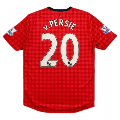 v.PERSIE #20 Retro Manchester United Home Jersey 2012/13