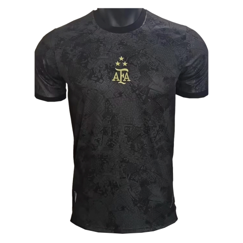Argentina Champions Jersey Black Replica 2022