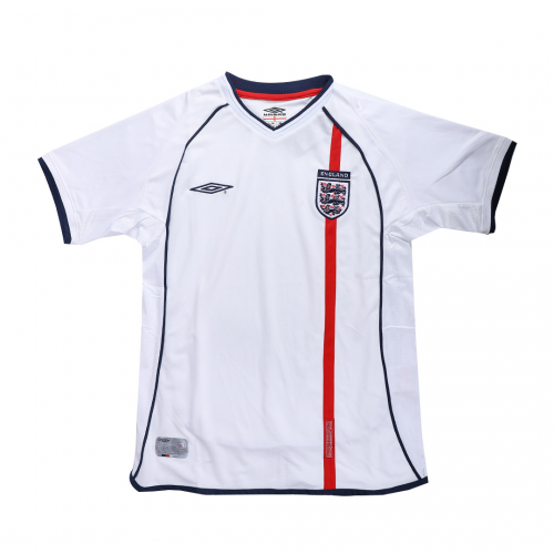 Gerrard #4 Retro England Home Jersey World Cup 2002 - minejerseys