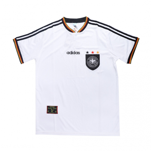 BIERHOFF #20 Retro Germany Home Jersey Euro Cup 1996