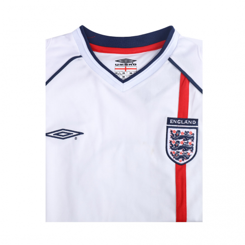 Ferdinand #5 Retro England Home Jersey World Cup 2002 - minejerseys