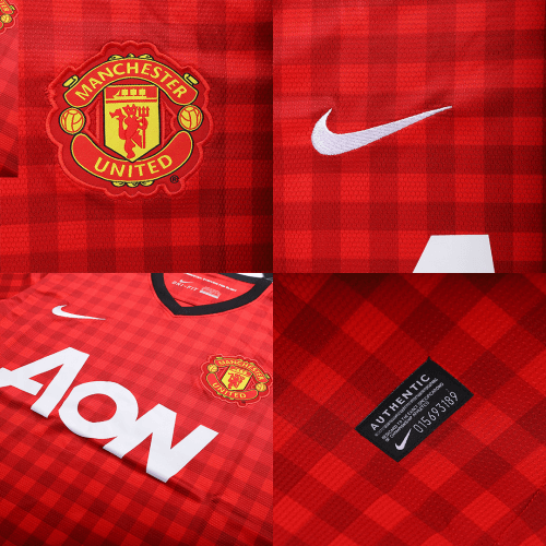 v.PERSIE #20 Retro Manchester United Home Jersey 2012/13