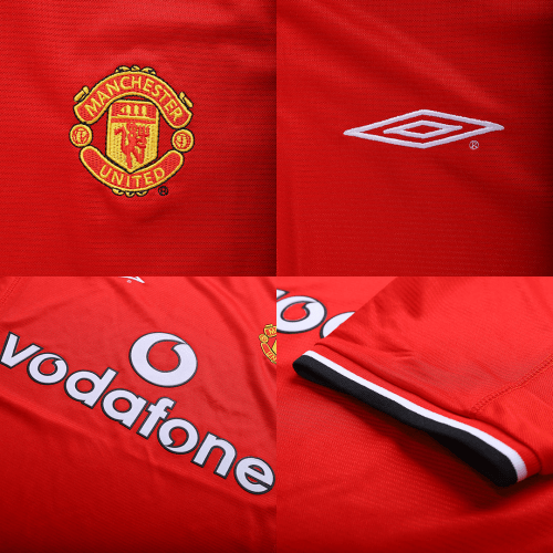 v.NISTELROOY #10 Retro Manchester United Home Jersey 2000/02 - minejerseys