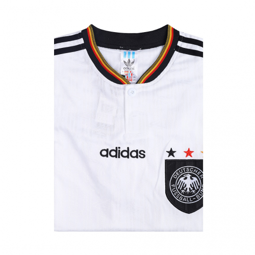 BIERHOFF #20 Retro Germany Home Jersey Euro Cup 1996