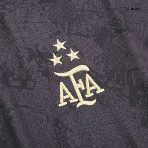 Argentina Champions Jersey Black Replica 2022