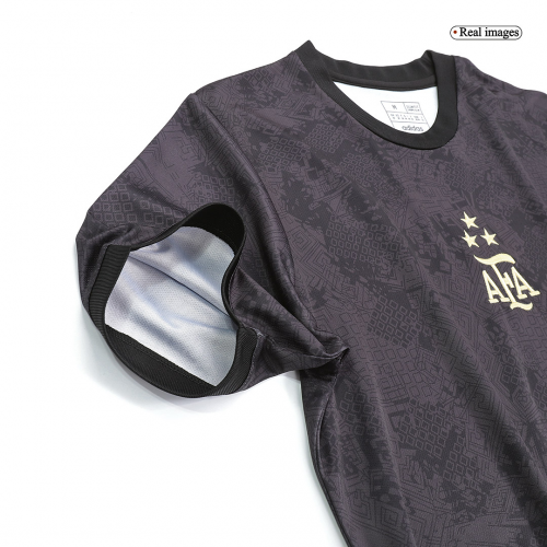Argentina Champions Jersey Black Replica 2022