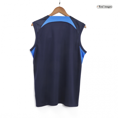 Barcelona Sleeveless Training Kit (Top+Short) Navy 2022/23