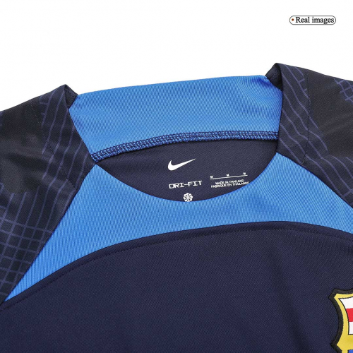 Barcelona Sleeveless Training Kit (Top+Short) Navy 2022/23