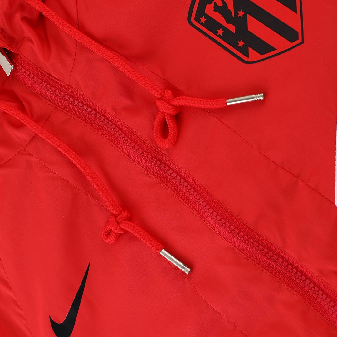 Atletico Madrid Windbreaker Hoodie Jacket Red 2022/23