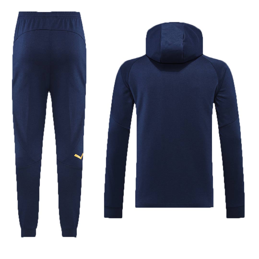 Italy Hoodie Sweatshirt Kit(Top+Pants) Navy 2022/23