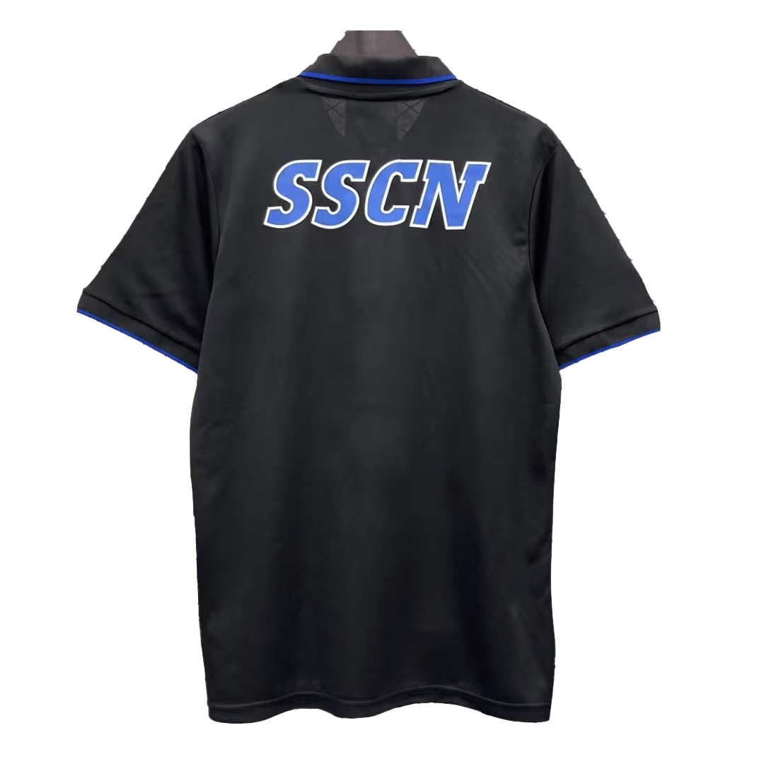 Napoli Core Polo Shirt Black 2022/23