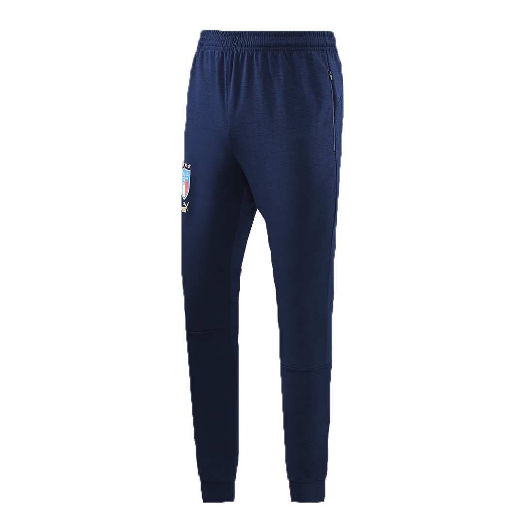 Italy Hoodie Sweatshirt Kit(Top+Pants) Blue 2022/23