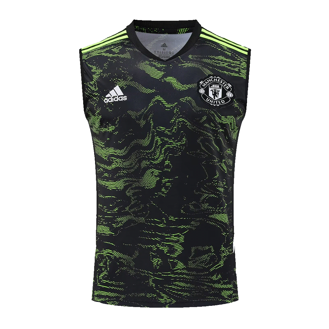 Manchester United Sleeveless Training Kit (Top+Shorts) Black 2022/23