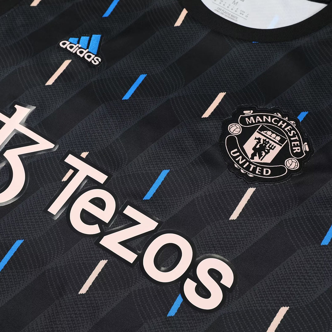 Manchester United Sleeveless Training Kit (Top+Shorts) Black 2022/23